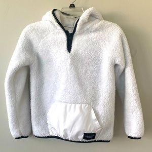 CALVIN KLEIN, 1/4 ZIP HOODIE, GIRLS SIZE: M 10/12